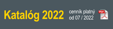 Katalog 2022 – ceník platný od 7.2022